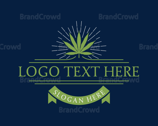 Cannabis Weed Dispensary Logo