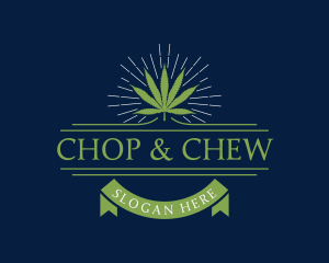 Cannabis Weed Dispensary Logo