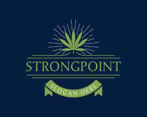 Cannabis Weed Dispensary Logo