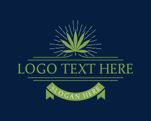 Weed - Cannabis Weed Dispensary logo design