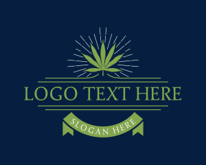 Cannabis Weed Dispensary Logo