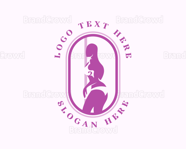 Sexy Woman Lingerie Logo