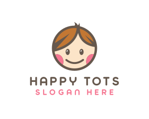 Children - Smiling Cute Children Kids logo design