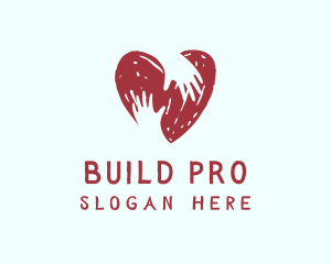 Support - Blue Love Dating logo design