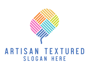 Knitting Yarn Thread  logo design