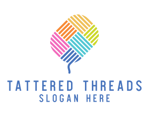 Knitting Yarn Thread  logo design