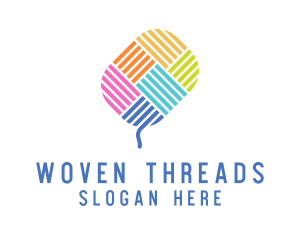 Knitting Yarn Thread  logo design