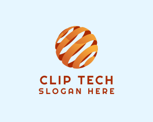 Tech Company Sphere logo design