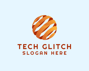 Tech Company Sphere logo design