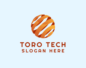 Tech Company Sphere logo design