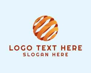 Globe - Tech Company Sphere logo design