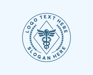 Hospital - Pharmacy Medical Caduceus logo design
