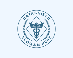 Pharmacy Medical Caduceus Logo