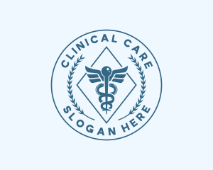 Pharmacy Medical Caduceus logo design