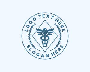 Pharmacy Medical Caduceus Logo