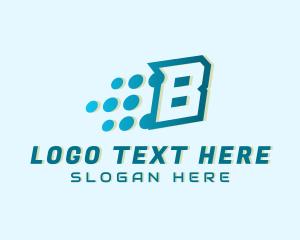 Programming - Modern Tech Letter B logo design