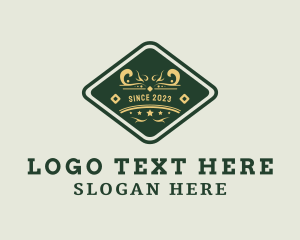 Pub - Old School Boutique Signage logo design