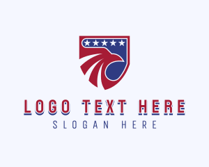 Patriotic - Eagle Airforce Shield logo design