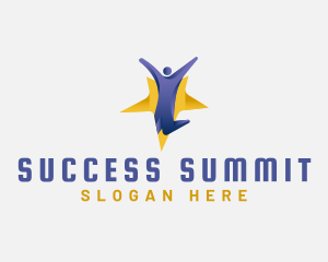 Human Leader Success logo design