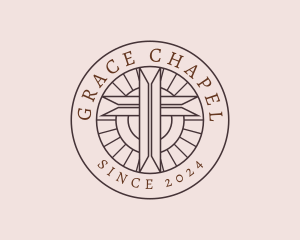 Chapel - Christian Cross Chapel logo design