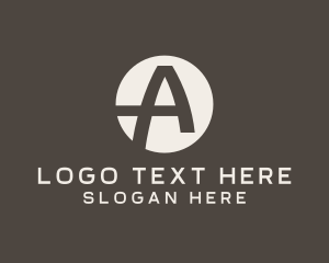 Interior - Corporate Media Brand Letter A logo design