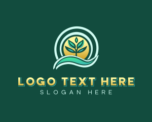 Landscaping - Environment Leaf Botany logo design