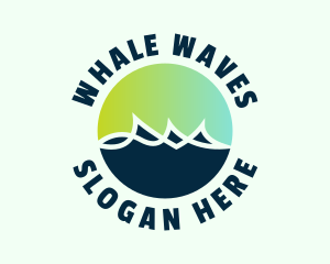 Modern Aquatic Waves logo design