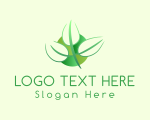 Minimalist - Green Leaf Nature logo design