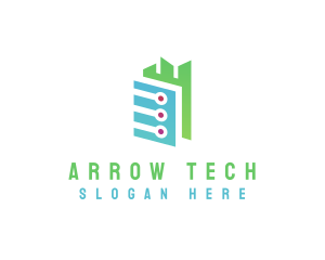 Digital Tech Building  logo design