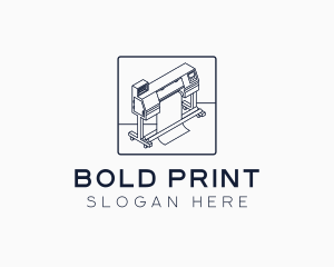 Printing Machine Press logo design