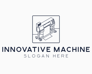 Machine - Printing Machine Press logo design