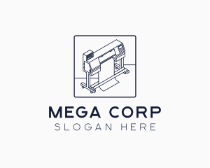 Printing Machine Press logo design