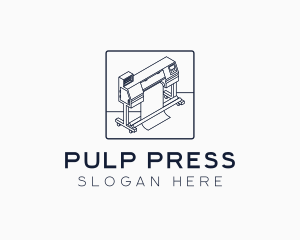 Printing Machine Press logo design