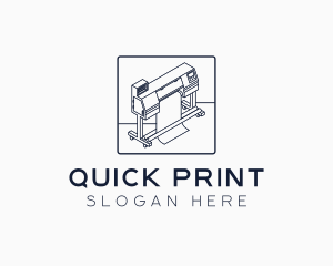 Printing Machine Press logo design