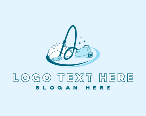 Cleaning - Vacuum Cleaning Appliance logo design