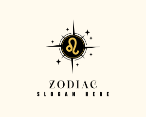 Leo Star Horoscope logo design