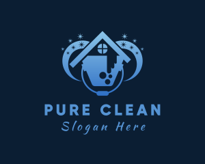 House Wash Cleaning logo design