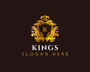 Luxury Elegant Crown logo design