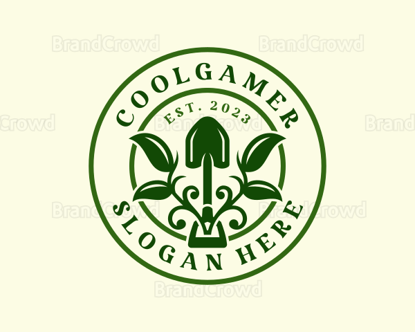 Eco Plant Shovel Logo