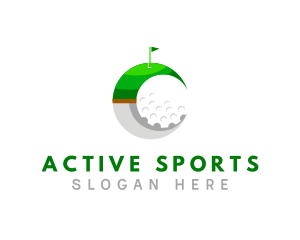 Sports - Moon Golf Sports logo design