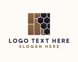 Home Flooring Tile Logo