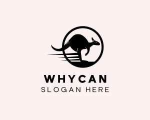 Joey - Fast Wild Kangaroo logo design