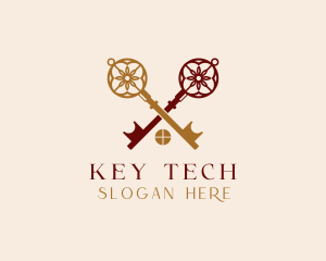 Floral Key Realty logo design