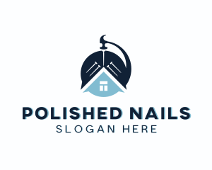 Nail - Hammer Nail Roofing logo design