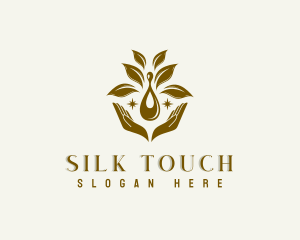 Hand Oil Spa logo design