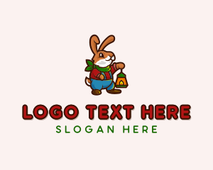 Outdoor - Rabbit Camper Adventure logo design