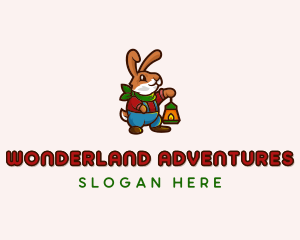 Rabbit Camper Adventure logo design