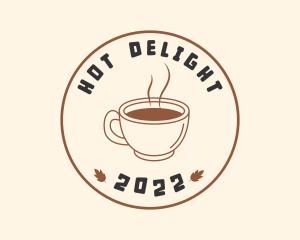 Hot Coffee Cup Seal  logo design