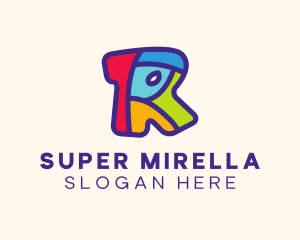 Nursery - Colorful Letter R logo design