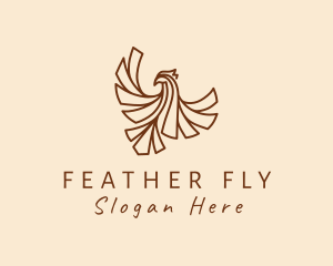 Deluxe Flying Phoenix logo design